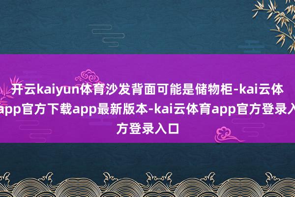 开云kaiyun体育沙发背面可能是储物柜-kai云体育app官方下载app最新版本-kai云体育app官方登录入口